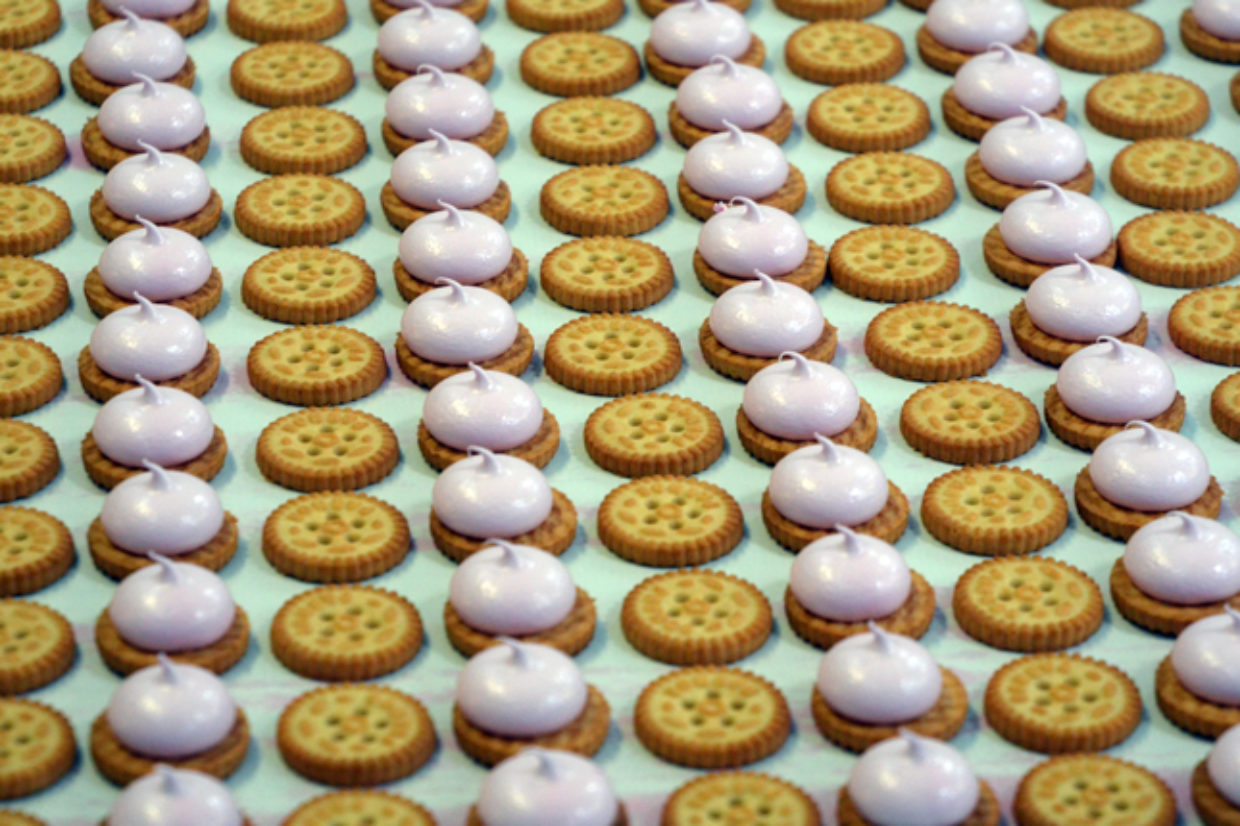 Biscotti Sandwich con Farcitura Marshmallow