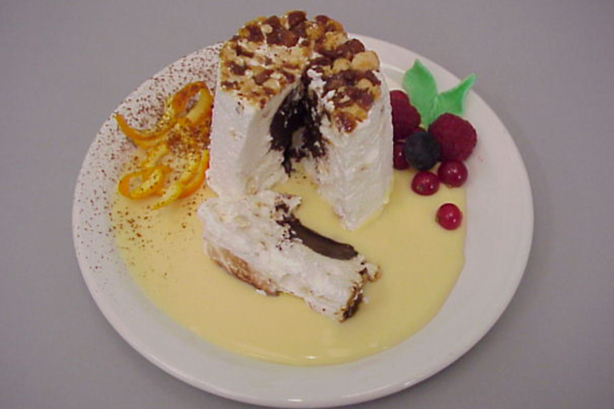 Semifreddo with Chocolate Filling