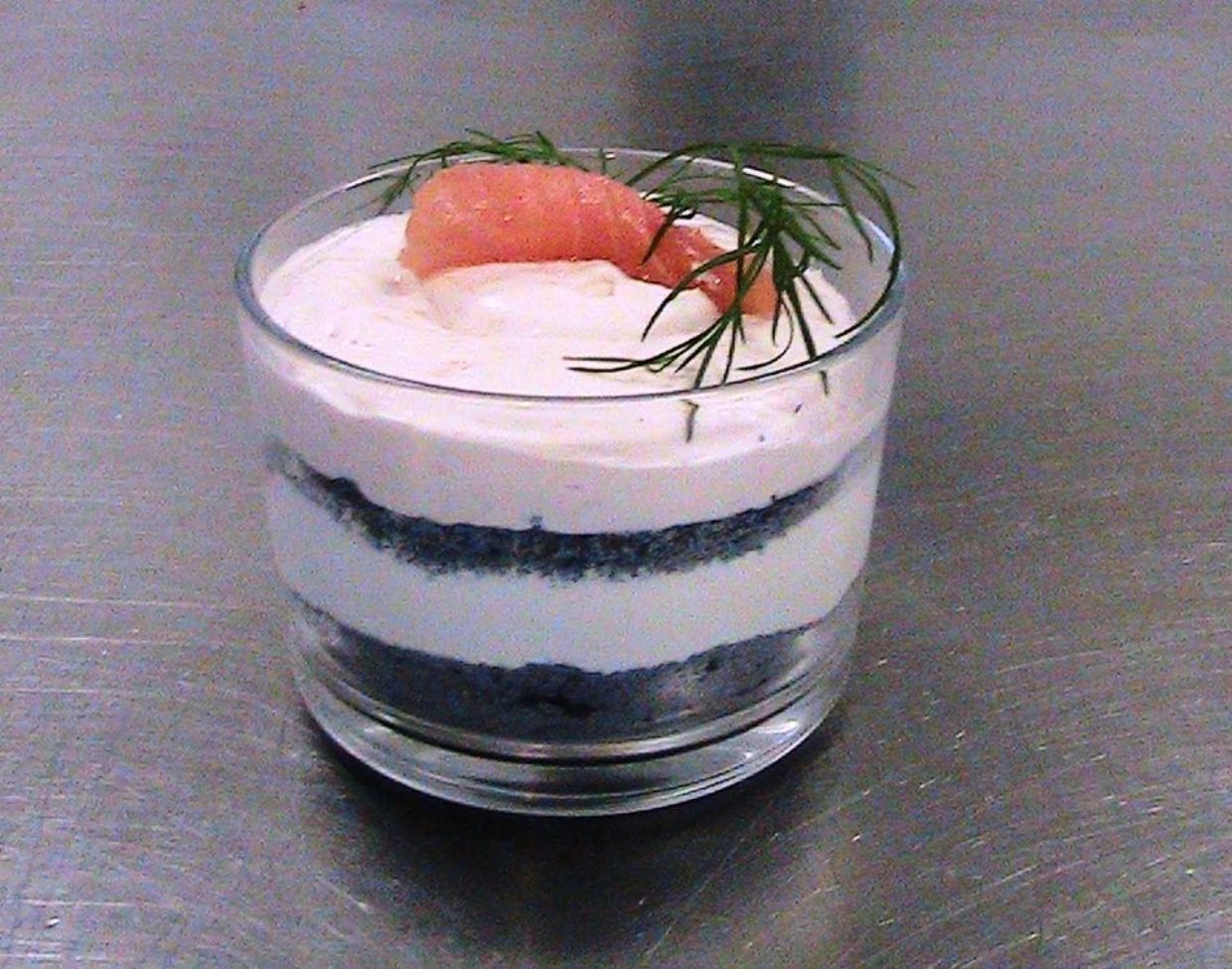 Verrine with Salmon Mousse